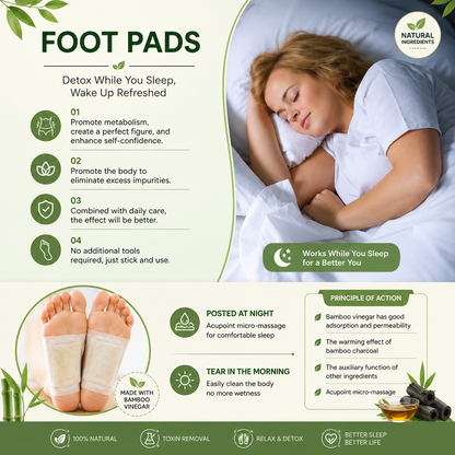 🌿Detox Foot Pads 🌿🦶BUY 10 GET 20 FREE 🌱(Pack of 30)